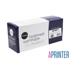 Картридж Совместимый NetProduct TK-590Y для Лазерных Принтеров Kyocera C5250DN/ C2626MFP, Y, 5K, с Чипом