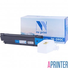 Картридж Совместимый NVP TK-590C Для Лазерных Принтеров Kyocera FS-C2026MFP (Голубой, 5000 стр.)