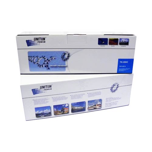 Тонер-картридж Uniton Premium TK-590C для Лазерных Принтеров Kyocera FS-C5250/2026/2526/2626 (Синий 5000 стр.)